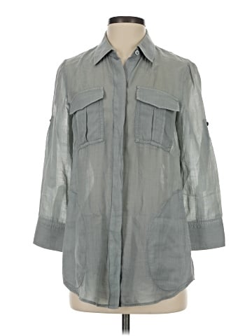 Theory 3/4 Sleeve Button-Down Shirt (view 1)