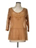 H.I.P. Happening in the Present Tan Pullover Sweater Size L - photo 1