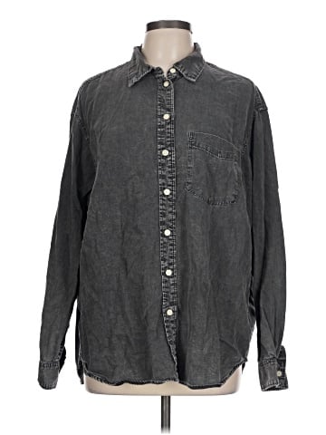 Gap Long Sleeve Button-Down Shirt (view 1)