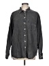 Gap 100% Cotton Gray Long Sleeve Button-Down Shirt Size L - photo 1
