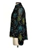 A.L.C. Stars Green Long Sleeve Silk Top Size 2 - photo 5