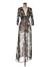 Live 4 Truth 100% Polyester Silver Cocktail Dress Size M - photo 1