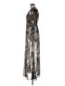 Live 4 Truth 100% Polyester Silver Cocktail Dress Size M - photo 5