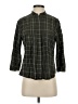 Rag & Bone 100% Cotton Argyle Green 3/4 Sleeve Button-Down Shirt Size S - photo 1