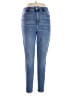 American Eagle Outfitters Solid Blue Jeans Size 10 - photo 1