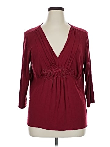 Hillard & Hanson 3/4 Sleeve Blouse (view 1)