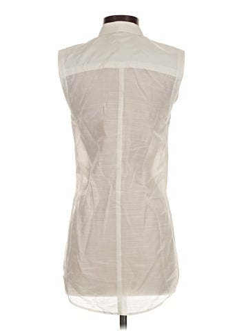 Helmut Lang Sleeveless Button-Down Shirt (view 2)