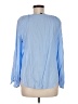 Ann Taylor Blue Long Sleeve Blouse Size M - photo 2