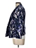 Club Monaco 100% Polyester Print Blue Blazer Size 12 - photo 5