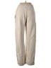 Bershka Solid Ivory Casual Pants Size S - photo 2