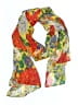 Aerie 100% Polyester Floral Orange Scarf One size - photo 1
