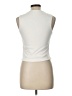 MIOU MUSE Ivory Sleeveless Blouse Size L - photo 2