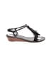 Bernardo 100% Leather Black Wedges Size 7 1/2 - photo 1