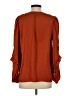 T Tahari 100% Polyester Orange 3/4 Sleeve Blouse Size S - photo 2
