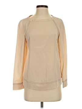 Brunello Cucinelli Long Sleeve Silk Top
