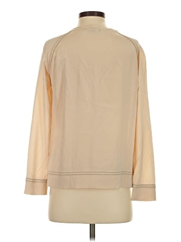 Brunello Cucinelli Long Sleeve Silk Top (view 2)