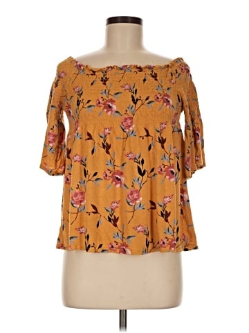 Rewind 3/4 Sleeve Blouse (view 1)