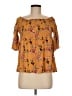 Rewind Orange 3/4 Sleeve Blouse Size M - photo 1