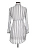 Love Notes 100% Rayon Stripes Gray Casual Dress Size M - photo 2