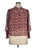 Suncoo Pink Long Sleeve Blouse Size 0X (tall) - photo 1