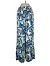 Express 100% Polyester Paisley Blue Casual Pants Size S - photo 1