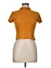 Forever 21 Gold Short Sleeve Turtleneck Size M - photo 1