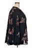 Zac & Rachel 100% Polyester Black 3/4 Sleeve Blouse Size 3X - photo 4