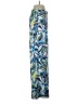 Express 100% Polyester Paisley Blue Casual Pants Size S - photo 4