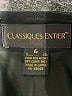 Classiques Entier 100% Acetate Solid Black Formal Skirt Size 6 - photo 4