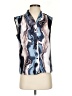 Unbranded 100% Polyester Blue Sleeveless Blouse Size S - photo 1