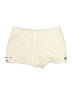 Cache Solid Ivory Khaki Shorts Size 6 - photo 1