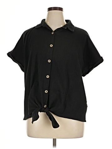Belle By Kim Gravel Short Sleeve Blouse (view 1)
