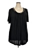 Kim & Cami Black Short Sleeve Blouse Size 3X - photo 1