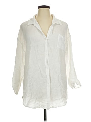 Kona Sol 3/4 Sleeve Button-Down Shirt (view 1)