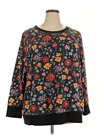 Woman Within Pullover Sweater (view 1)