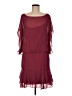 Max Studio 100% Polyester Burgundy Casual Dress Size M - photo 1