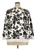 Woman Within Floral Silver Pullover Sweater Size 26 (2X) - photo 2