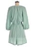 LACAUSA 100% Cotton Chevron-herringbone Green Romper Size L - photo 2