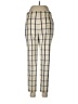 Theory Plaid Ivory Wool Pants Size 6 - photo 2