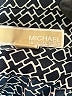 MICHAEL Michael Kors 100% Polyester Tweed Blue Long Sleeve Blouse Size XS - photo 7
