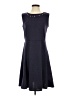 NY Collection Solid Gray Casual Dress Size S (petite) - photo 1