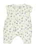 Petit Bateau Ivory Short Sleeve Onesie Size 50 cm / US 0-3 MO - photo 1