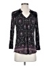 Daniel Rainn Black 3/4 Sleeve Blouse Size S - photo 1