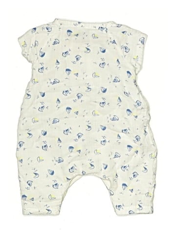 Petit Bateau Short Sleeve Onesie (view 2)