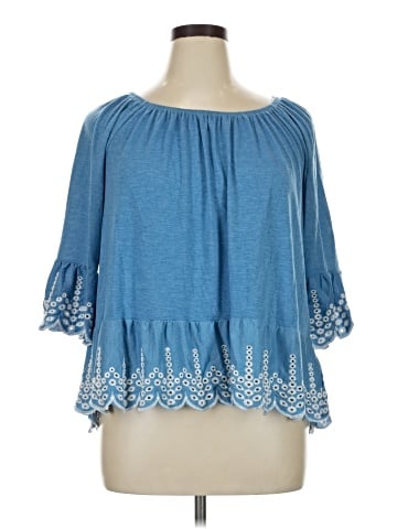 Fever 3/4 Sleeve Blouse (view 1)