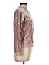 Paper Tee Metallic Pink Track Jacket Size L - photo 4