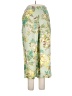 Talbots Floral Green Linen Pants Size L (petite) - photo 1