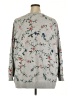 Woman Within Floral Gray Pullover Sweater Size 26 (2X) - photo 2