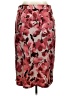 Investments Print Red Formal Skirt Size XL - photo 2