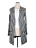 Joseph A. 100% Rayon Checkered-gingham White Cardigan Size 2X - photo 1